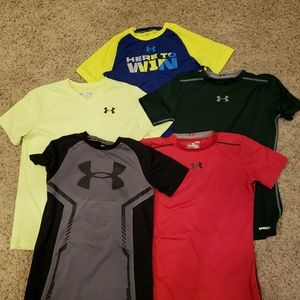 Boys youth size large under armour lot